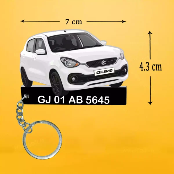 Suzuki Celerio Car Keychain With Color Option - Image 2