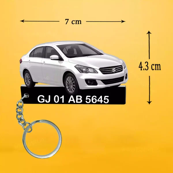Suzuki Ciaz Car Keychain With Color Option - Image 2