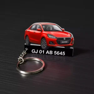 Suzuki Dzire Car Keychain With Color Option