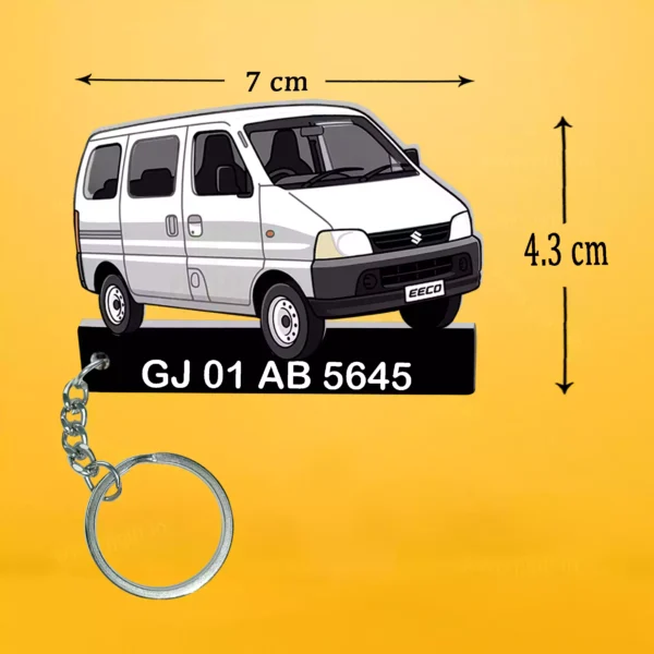 Suzuki Eeco Car Keychain With Color Option - Image 2