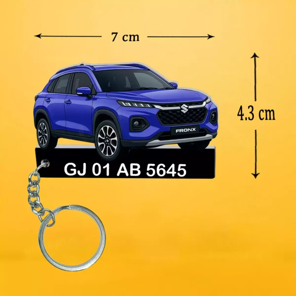 Suzuki Fronx Car Keychain With Color Option - Image 2