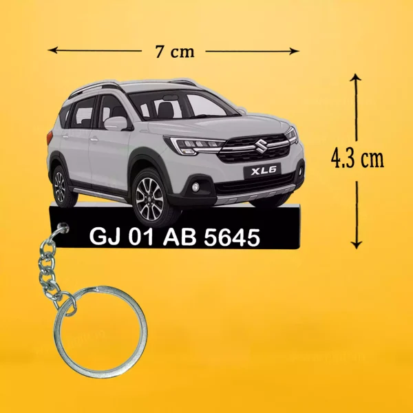 Suzuki XL6 Car Keychain With Color Option - Image 2