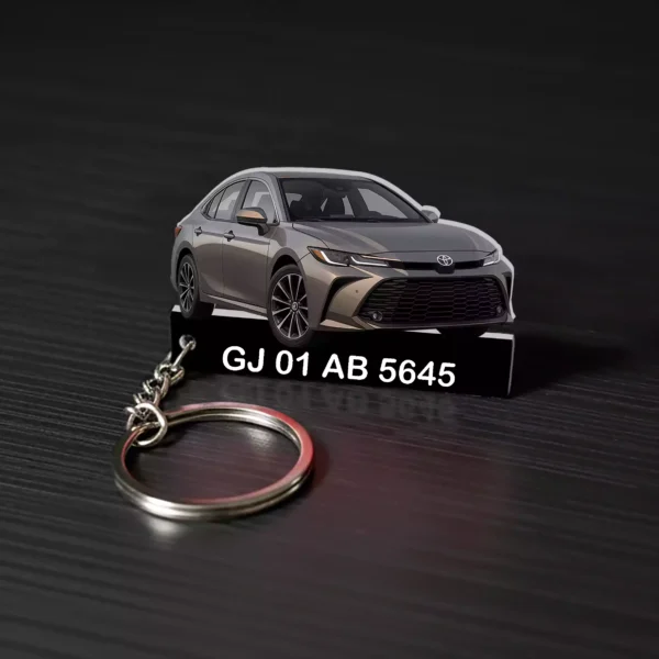 Toyota Camry Car Keychain With Color Option