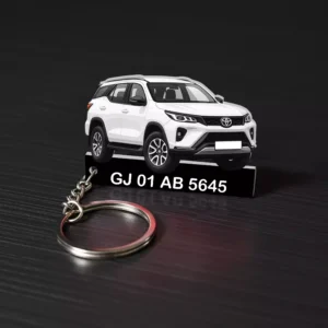 Toyota Fortuner Legender Car Keychain With Color Option