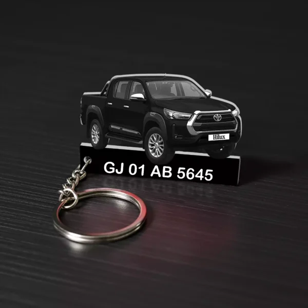 Toyota Hilux Car Keychain With Color Option