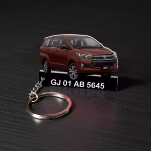 Toyota Innova Crysta Car Keychain With Color Option