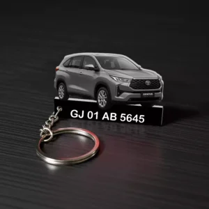 Toyota Innova Hycross Car Keychain With Color Option