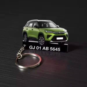Toyota Urban Cruiser Hyryder Car Keychain With Color Option