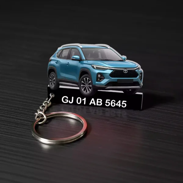 Toyota Urban Cruiser Taisor Car Keychain With Color Option