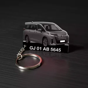 Toyota Vellfire Car Keychain With Color Option