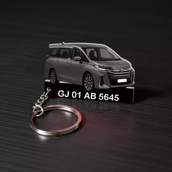 Toyota Vellfire Car Keychain With Color Option