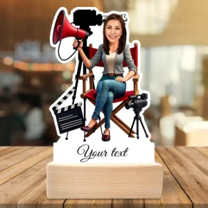 Creator Edition-Lights Camera Queen Showpiece Gift, Unique Gift For Movie Director