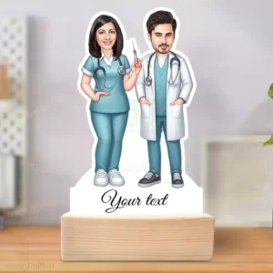 Doctor and Nurse Dream Team Showpiece Gift-Hospital Heroes Edition