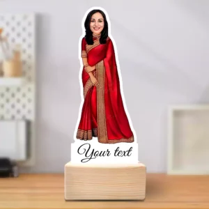 Lady In Saree Caricature 22