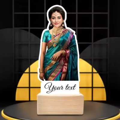 Lady in saree 2 caricature