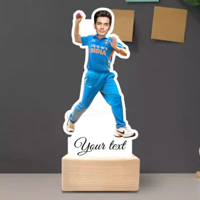 Personalized Cricket Bowler Caricature Gift, Unique Gift for Bowler in Cricker Game