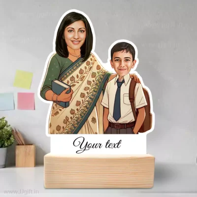 Personalized Guru Shishya Caricature Gift-Inspiring Minds Edition