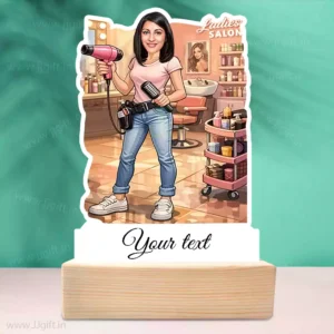 Personalized Hair Stylist Caricature Gift-Salon Queen