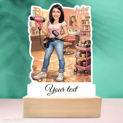 Personalized Hair Stylist Caricature Gift-Salon Queen