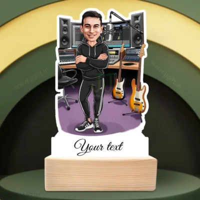 Personalized Music Producer Caricature Standee Gift-Audio King Edition, Best Standee Gift For Music Producer