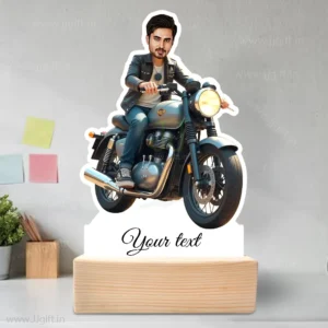 Royal Rider Bike Caricature Standee Gift Idea-Adventure Edition