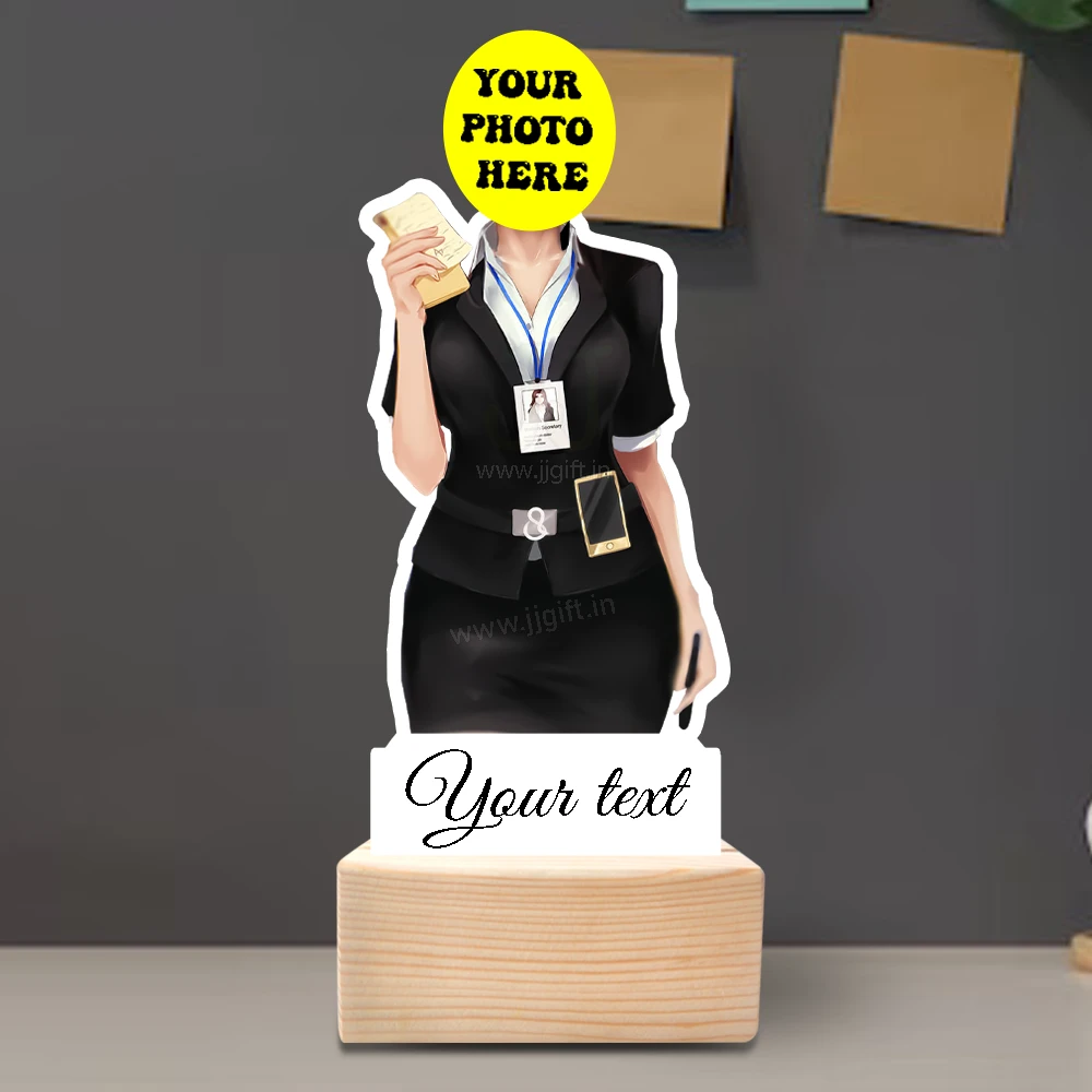 The Perfect Office Coordinator Showpiece-Corporate Star Edition, Unique Corporate Secretary Caricature Standee Gift - Image 3