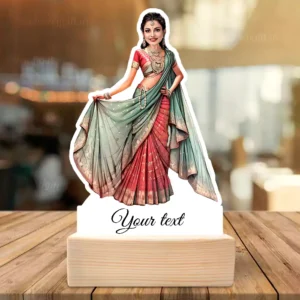Timeless Beauty Edition-Elegant Saree Pose Showpiece Standee Gift