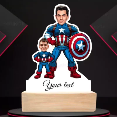 Two Captains One Family Showpiece Gift-Shield of Love Edition