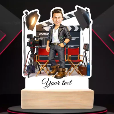 Bollywood King-Personalized Male Actor Caricature Showpiece Gift