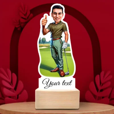 Golf Player Caricature 3