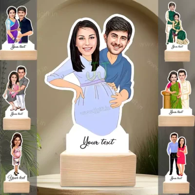 Personalized Pregnancy gift for her , Unique gift for pregnant couple