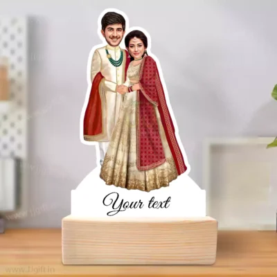 Personalized Wedding Gift for Friend-Custom Wedding Couple Caricature Standee