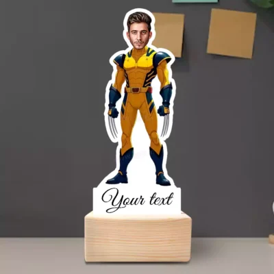 Custom X-Man Caricature Standee Gift, Personalized Gift For Wolverine Fan