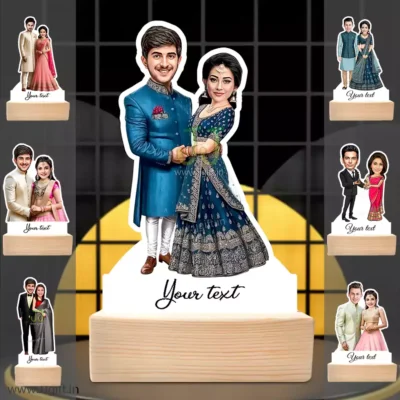 MC main-Engagement caricature gift for friends,engagement present for friend, Personalized caricature for engagement