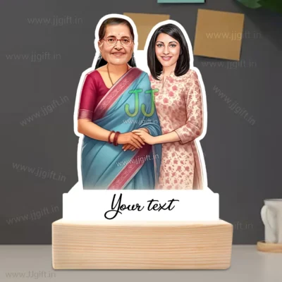 Unique Mother’s Day Gift, Personalized Caricature Figurine For Mother & Daughter