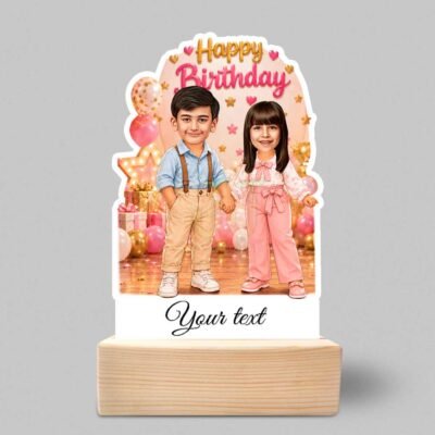 Personalized Kids Birthday Caricature Standee Gift, Best Birthday Gift For Child