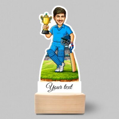 Cricket batsman Caricature 4