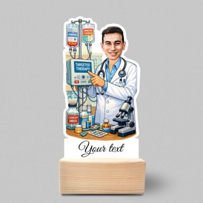Oncologist Caricature Gift Design 2