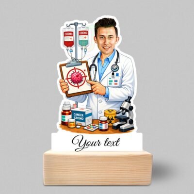 Oncologist Caricature Gift Design 4