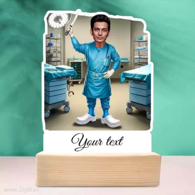 Personalized Acute Care Surgeon Standee Caricaure Gift, Pesent For Surgical Expert