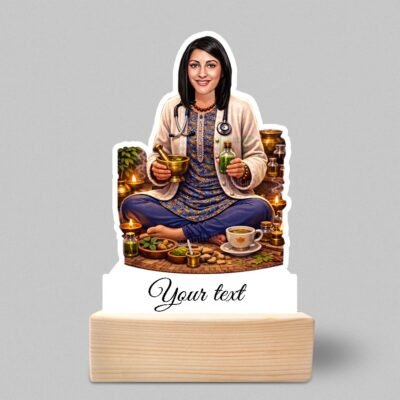 Personalized Ayurveda Practitioner Caricature Gift