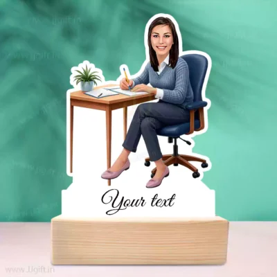 Personalized Caricature Standee Gift Psychology Students, Personalized Gift For Counselor